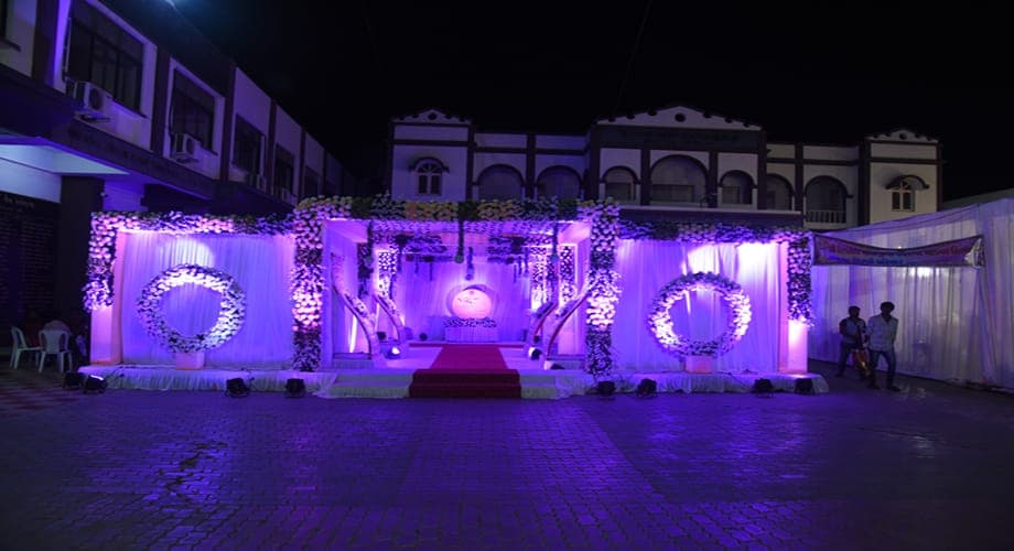 Reception - Kuvarbai Dharamshala — event setup by Anjan Enterprise