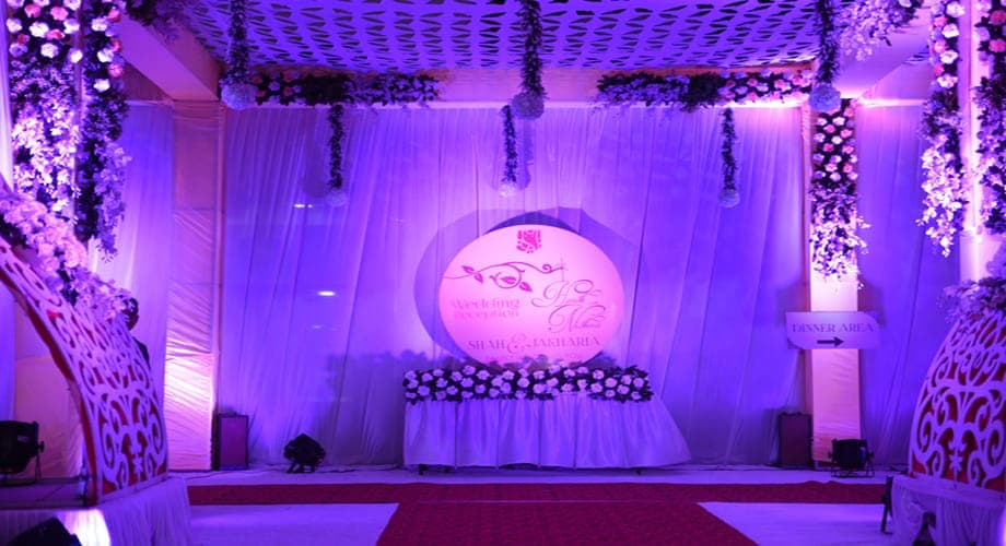 Reception - Kuvarbai Dharamshala — event setup by Anjan Enterprise