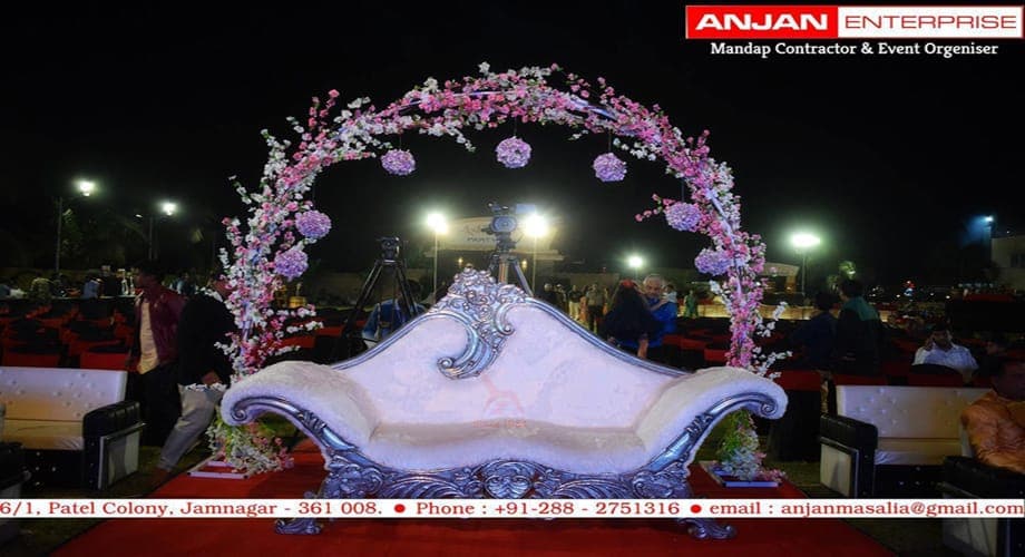 Sangeet Ceremony — event setup by Anjan Enterprise