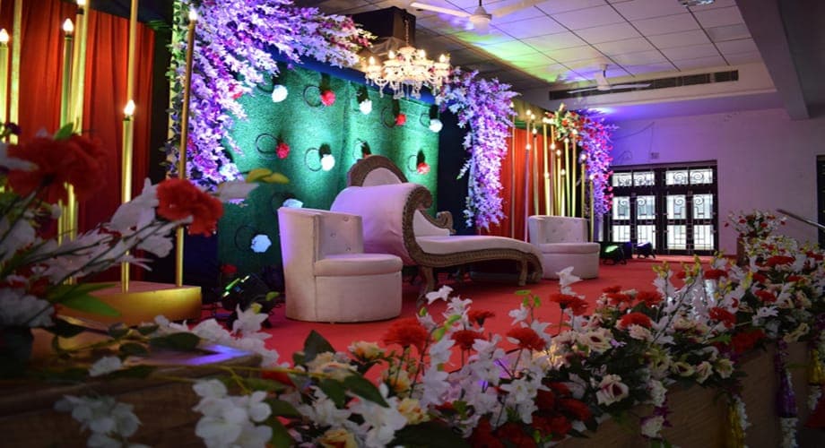 Reception - Keshav Sports Club — event setup by Anjan Enterprise