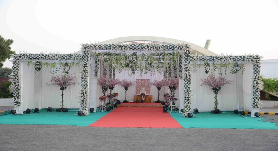 Reception Ceremony - Tulsi Party Plot — event setup by Anjan Enterprise