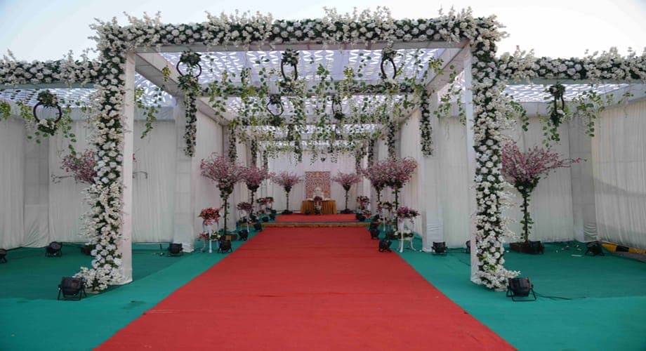 Reception Ceremony - Tulsi Party Plot — event setup by Anjan Enterprise