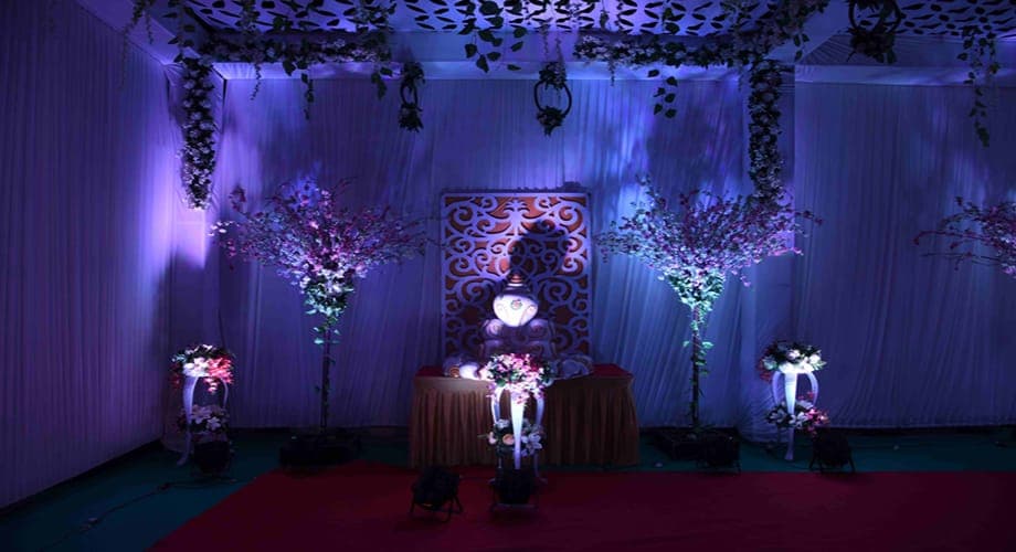 Reception Ceremony - Tulsi Party Plot — event setup by Anjan Enterprise