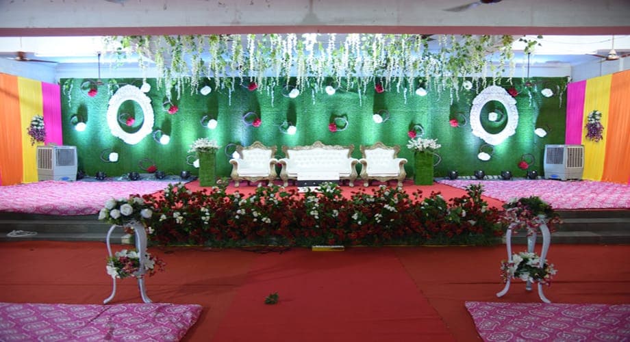 Engagement Ceremony - Leva Patel Samaj Vadi — event setup by Anjan Enterprise