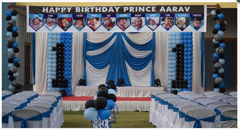 1st Birthday — event setup by Anjan Enterprise
