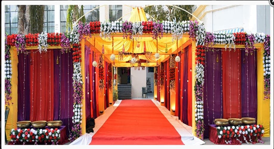Wedding - Aram Hotel — event setup by Anjan Enterprise