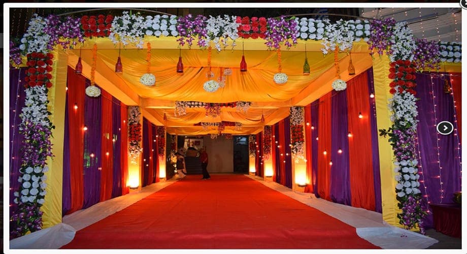 Wedding - Aram Hotel — event setup by Anjan Enterprise