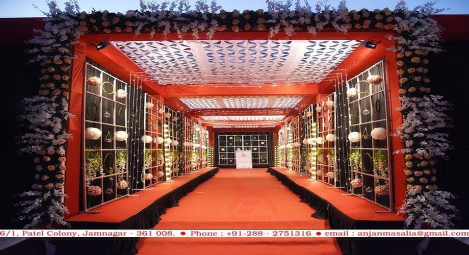 Wedding - Ashapura Party Plot — event setup by Anjan Enterprise