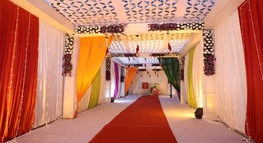 Sangeet Ceremony - Ashapura Party Plot — event setup by Anjan Enterprise