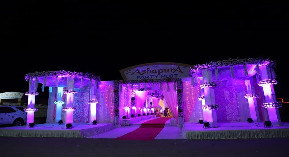 Wedding - Ashapura Party Plot — event setup by Anjan Enterprise
