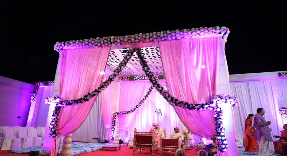 Wedding - Ashapura Party Plot — event setup by Anjan Enterprise