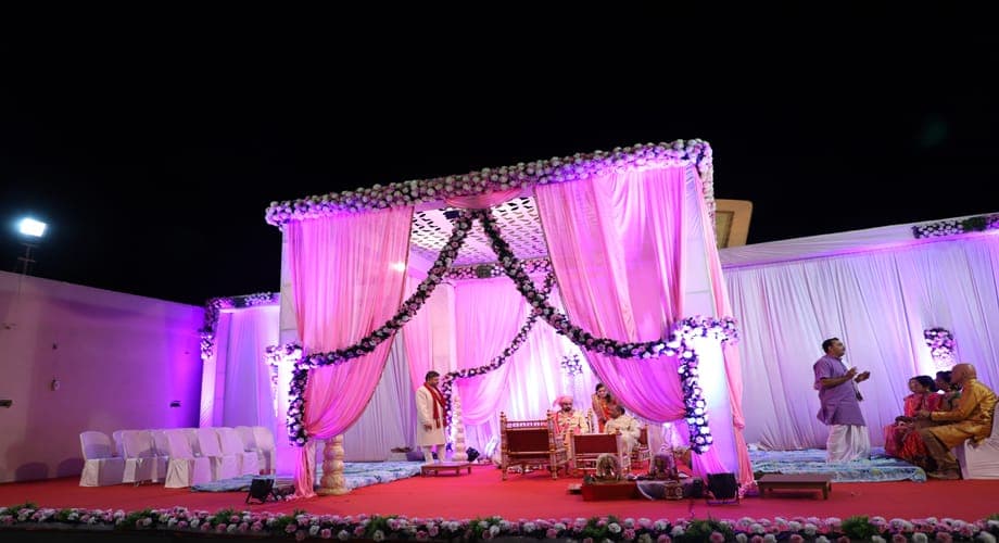 Wedding - Ashapura Party Plot — event setup by Anjan Enterprise