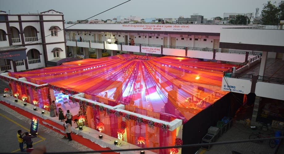 Sangeet Sandhiya - Kuvarbai Dharamshala — event setup by Anjan Enterprise