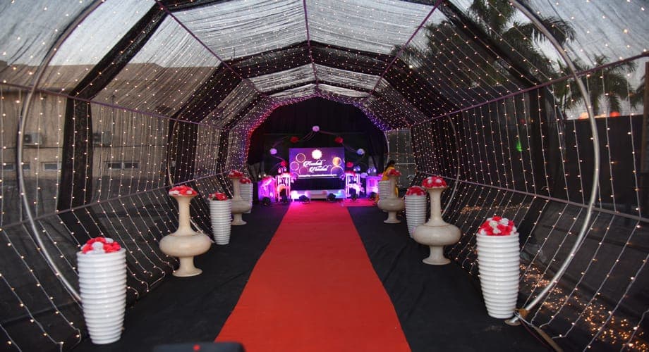 Reception - Oswal Center — event setup by Anjan Enterprise