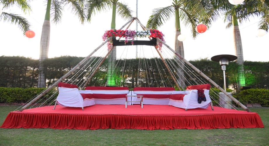 Reception - Oswal Center — event setup by Anjan Enterprise