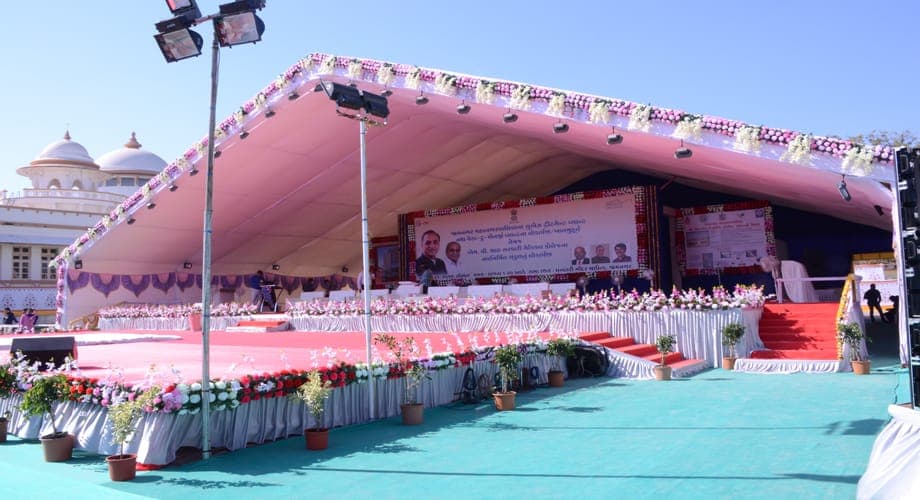 CM Visit - 2017 — event setup by Anjan Enterprise