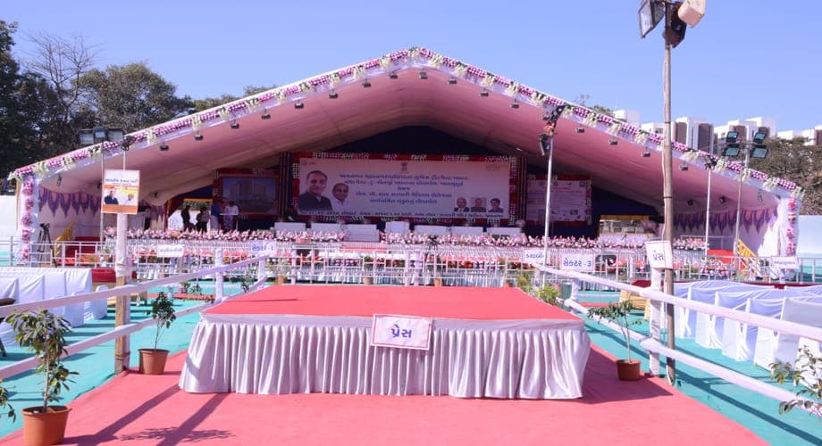 CM Visit - 2017 — event setup by Anjan Enterprise