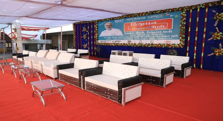 Digidhan Melo — event setup by Anjan Enterprise