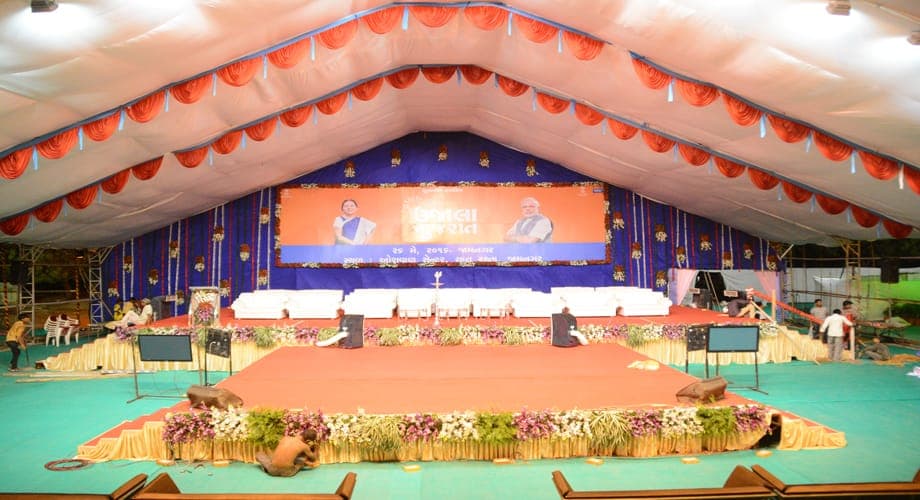 Ujjwala — event setup by Anjan Enterprise