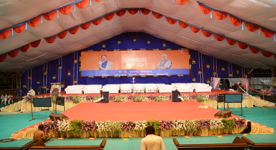Ujjwala — event setup by Anjan Enterprise