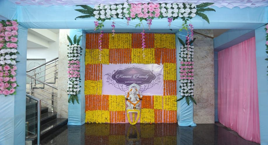 Ring Ceremony - Kadva Patel Samaj Vadi — event setup by Anjan Enterprise