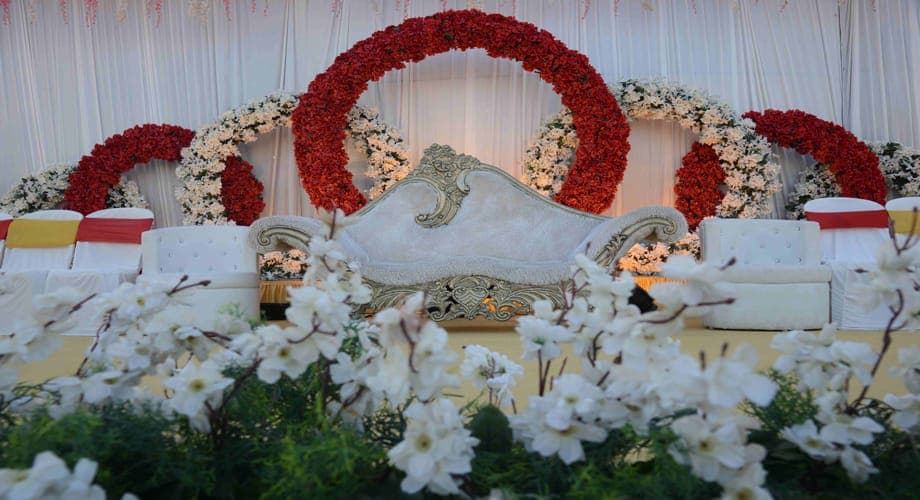 Reception Ceremony - Tulsi Party Plot — event setup by Anjan Enterprise