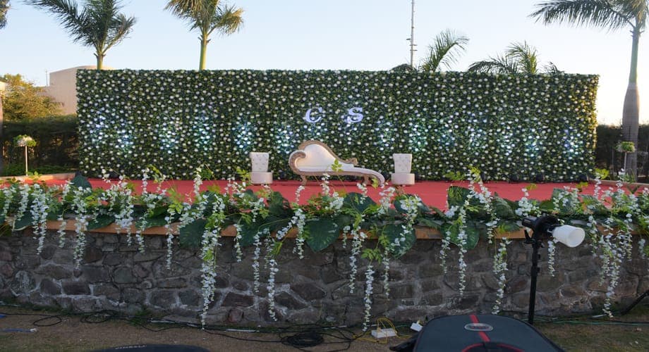 Reception - Oswal Center — event setup by Anjan Enterprise