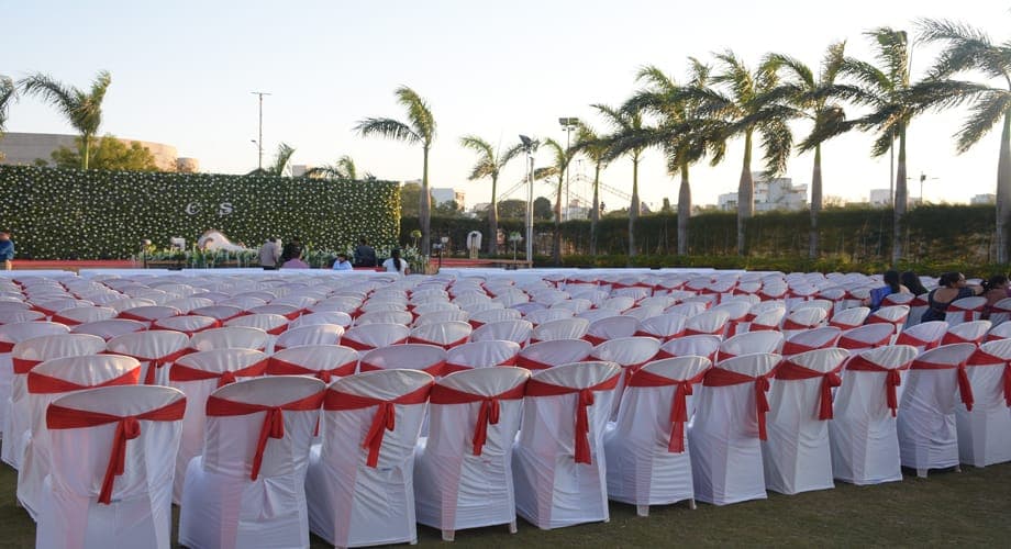 Reception - Oswal Center — event setup by Anjan Enterprise