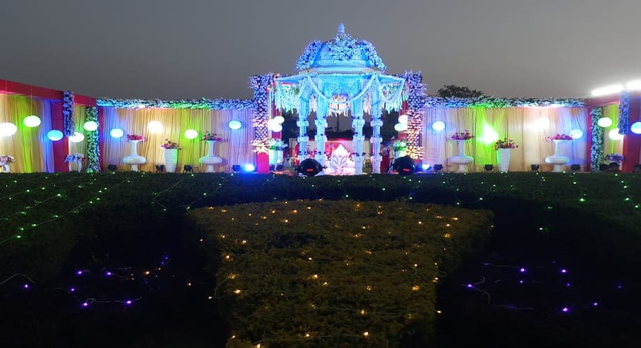 Reception - Reliance Township — event setup by Anjan Enterprise
