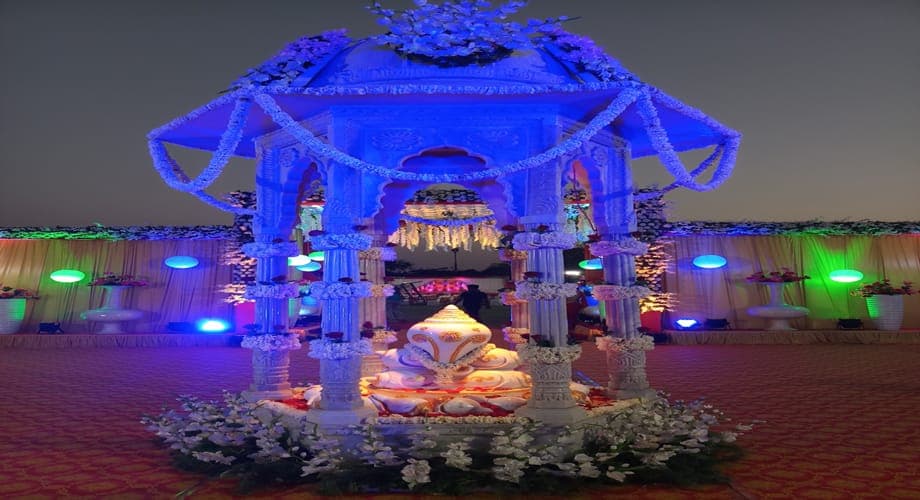 Reception - Reliance Township — event setup by Anjan Enterprise