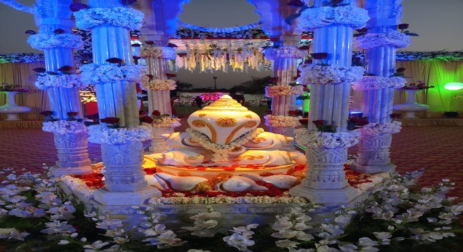 Reception - Reliance Township — event setup by Anjan Enterprise
