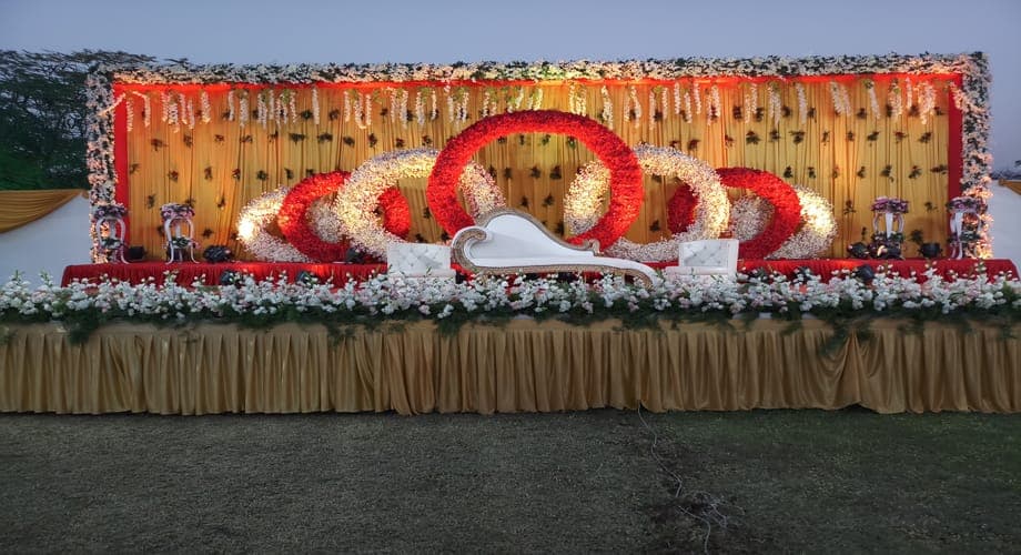 Reception - Reliance Township — event setup by Anjan Enterprise